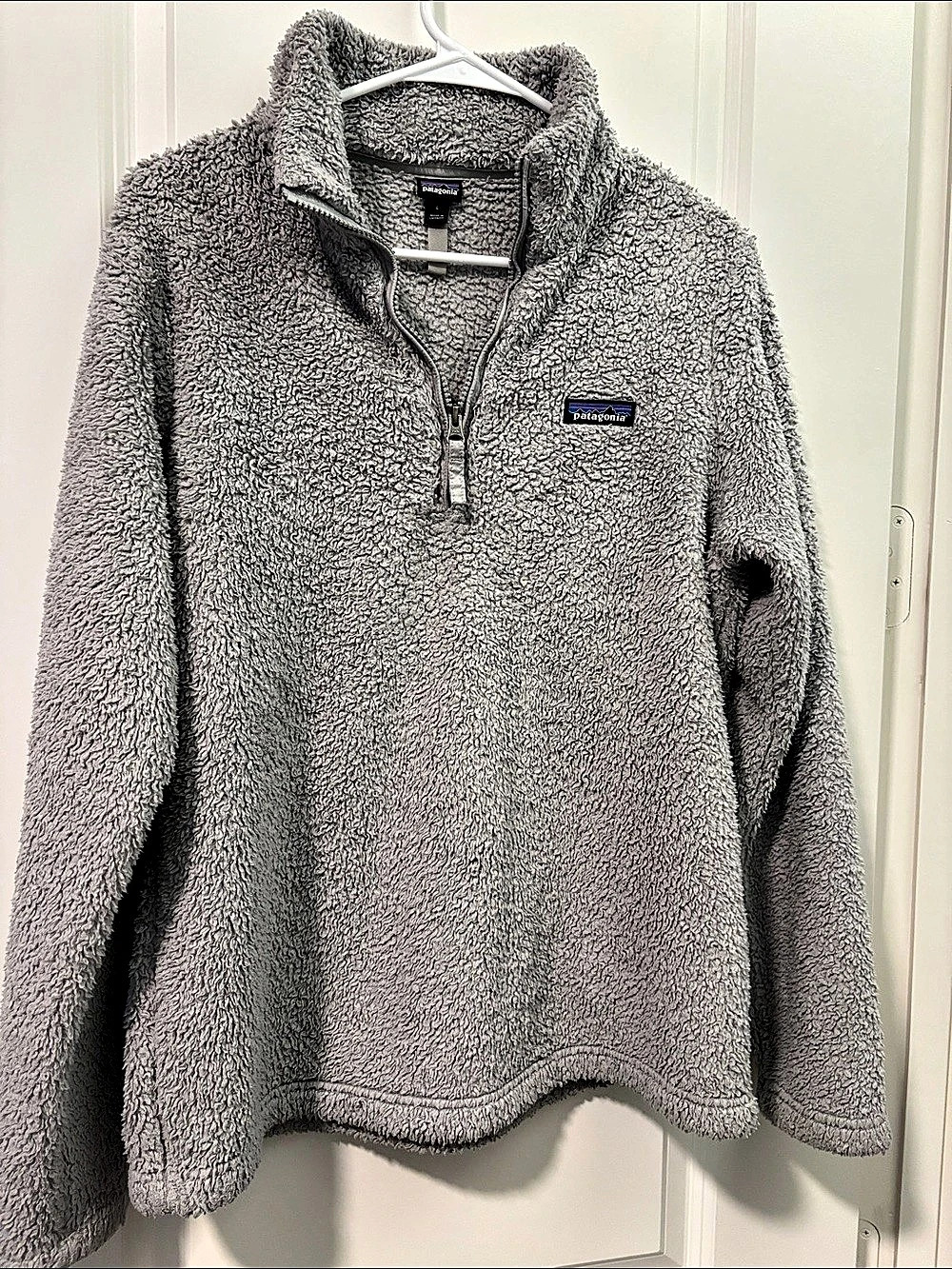 Patagonia Los Gatos 1/4-Zip Fleece Pullover Gray Large